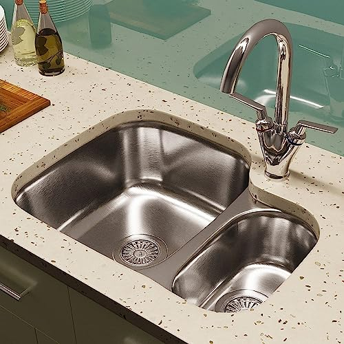 Astini Renzo 1.5 Bowl Brushed Stainless Steel Undermount Kitchen Sink RHSB