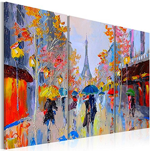 B&D XXL - Leinwandbild Abstrakt 90x60, 90x60 cm, 3-teilig, Schlafzimmer