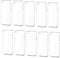 NOVAGO Coque iPhone 5/5S/SE 2016 Lot de 10 Coques Ultra Transparentes en Gel Souple et Invisibles, Silicone Incassable et Nettoyable, Anti-Adhérence, Compatible iPhone 5/5S/SE 2016