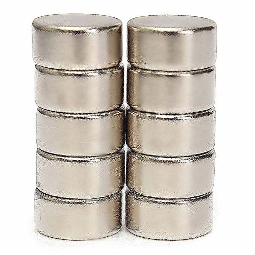 10 Super Starke Magnete Zylinder rund Disc Rare Earth Neodym N52 10 x 5 Für Power Tool