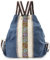 Goodhan Women Canvas Backpack Daypack Casual Shoulder Bag, Vintage Heavy-duty Anti-theft Travel Backpack, Dark Blue, One Size, Soft