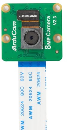 Arducam Für Raspberry Pi Kameramodul V2-8 Megapixel, 1080p (RPI-CAM-V2 + 150 mm Flexkabel + Pi Zero Kabel)