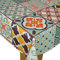 Karina Home Porto Tiles Multi Wipe Clean Tablecloth Vinyl PVC (Multi, 200cm x 140cm)