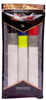 SS CHEVRING Cricket Bat Grip | Colour: Multicolour | Pack Size: Pack of 3 | Shock absorbing bat grip | Anti-slip | Suitable for full-size Bat Handle