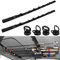Hysagtek 6 Pcs Vehicle Fishing Rod Rack Kits, Including 2 Pack Car Fishing Rod Holder and 4 Pack Powerful Suction Cups, Adjustable Strap Fishing Pole Holder Carrier Storage Rack