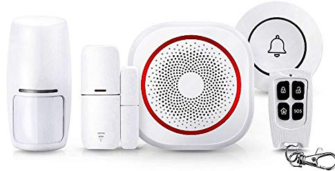 Alarma para casa WiFi Tuya Smart con sirena integrada H3. Sistema de seguridad para el hogar sin pagar cuotas de conexión. Aviso inmediato teléfono mediante notificaciones en APP Smart Life
