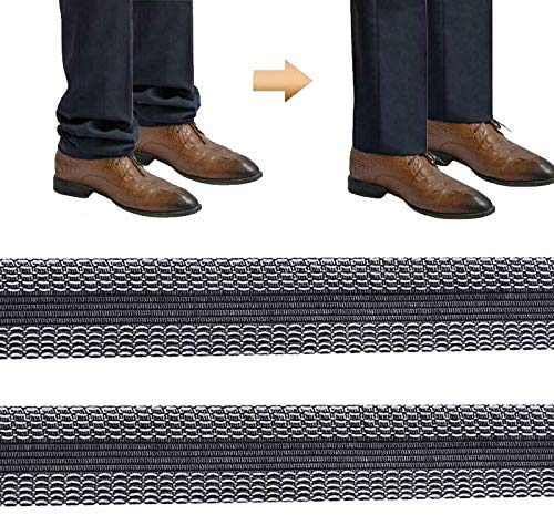 1.2M Pants Edge Shorten Self-Adhesive Pants Mouth Paste,Hosen Rand verkürzen selbstklebende Hosen Mundpaste,Saumband zum aufbügeln,Saumband Bügelsaumband Bügeleisen Klebeband Stoff (Schwarz)