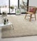 the carpet Green Velvet Wohnzimmer Öko Teppich, Hochflor besteht aus 100% recyceltem Polyester, Langflor, Luxuriöse Felloptik, Kuschelig Weich, Beige, 80 x 150 cm
