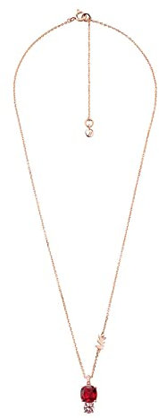 Michael Kors Brilliance Halskette mit Anhänger, Sterlingsilber, Roségold, Einheitsgröße, Einheitsgröße, Sterling Silber