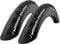 Ziegenpeter 2 x Vittoria Zaffiro Compound: 1C Rennrad Drahtreifen // 25-622 (700x25C), Ausführung:Schwarz
