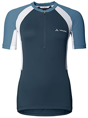 VAUDE Damen Women's Advanced Tricot Iv T-Shirt, Dark Sea Uni, 40 EU