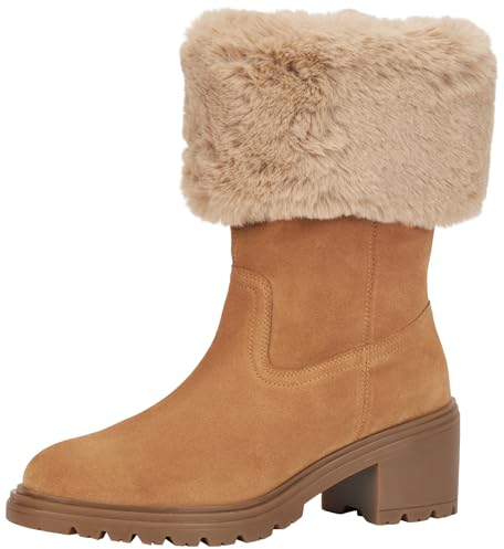 Geox D Damiana, Stivale Alto al Ginocchio Donna, Toffee/Beige, 36 EU
