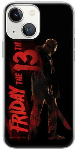 ERT GROUP Handyhülle für iPhone 13 Original und offiziell Lizenziertes Horror Muster Friday The 13th 011 optimal an die Form des Handy angepasst, hülle aus TPU