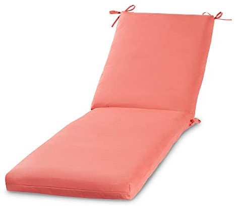 Greendale Home Fashions Wende-Chaiselongue-Kissen für den Außenbereich, Altrosa