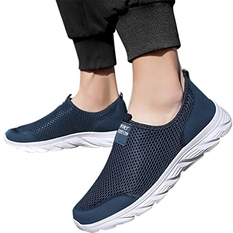 Blingko Schuhe Herren Winter Elegant Schuhe Freizeitschuhe Turnschuhe Unisex Luftpolster Stoßfest Turnschuhe Laufsportschuhe Schnürer Freizeitschuhe Sneaker Herren Weiss Boots Herren Weiß