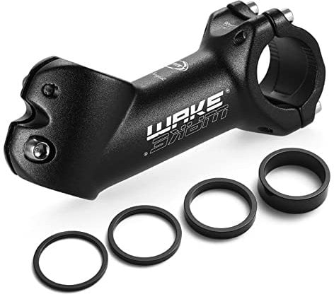 Lixada Bike Stem Clamp Aluminum Alloy MTB Handlebar Mountain Bike Stem Cycling Road 31.8MM (Bike stem & Headset spacers)