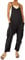 Rongseng jumpsuit donna pantaloni premaman donna tuta intera donna elegan pantaloni tuta donna larghi tuta donna estiva salopette con tasche e scollo a V,senza maniche, tinta unita,casual e oversize