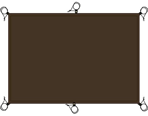 Top Lander Waterproof Ground Sheets Multifunction Tent Carpet Ultralight Tent Footprint for Camping Tarp Awning Bivvy Survival (Brown, 210x140)