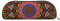 Kaleidoskop Drucken Bleistift Fall Stift Tasche Leder Wasserdicht Reißverschluss Bleistift Tasche Für Büro Reisen, silber, Einheitsgröße, Halbrund