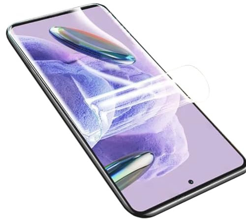 Foebxxs [2 Pezzi Pellicole Protettive in idrogel per Xiaomi Redmi Note 12, Ultra Trasparente Morbido Protezioni per Lo Schermo [Anti Graffio][Senza Bolle][Non Vetro Temperato]