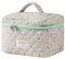 uekeboag Grande Trousse de Maquillage matelassée de Voyage pour Femme, Trousse de Maquillage en Coton à Motif Floral, Trousse de Toilette esthétique Florale, 04 - Fleur Jaune, Coton Floral