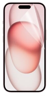 Lobwerk Glasfolie für Apple iPhone 15 6.1 Zoll Glas Transparent Displayschutz Blasenfrei Hartglas Ultraklar Antistatik Kristallklar Schutzfolie