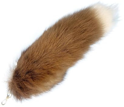 vreplrse Pendentif Queue de Renard – Accessoire élégant et Tendance pour Un Look élégant, Peluche naturellement réaliste, Large Application.