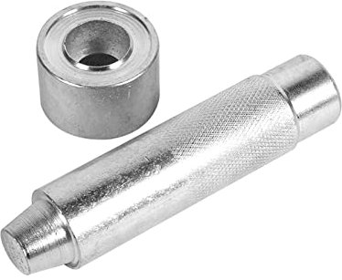 SEAFRONT Poinçon à œillets, Poinçon à œillets pour Vêtements en Cuir, Poinçon Creux de 20 Mm pour l'artisanat du Cuir, Les Vêtements, Les Sacs à Main, Les Rideaux en Tissu, Argent (2000#)