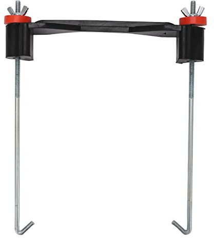 Aluminum Alloy Battery Hold Down Bracket Car Battery Holder Kit with 10in J Bolts for 55AH 60AH 68AH 70AH 72AH 85AH 100AH Batteries