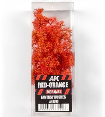 AK TUFTS AK8266 RED-ORANGE FANTASY BUSHES 1/35