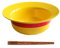 Paociuro One Piece Straw Hat Bowl Set Straw Hat Ceramic Bowl Engraved One Piece Chopsticks Dishwasher Safe Ceramic Tableware Easy to Use