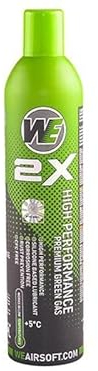 WE 2.0 Green Gas (Green) Bottle (800ml) Gas for Airsoft Guns