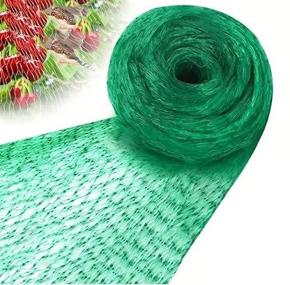 Garden Netting Pond Fish Net Mesh Cover Anti Bird Cat Proof Fence Cage Plants Veg Fruit Flower Grass Seeds And Ponds Protection Net Green Butterfly Netting Includes 4 Cable Ties 2 X 10 M (Pack Of 1)
