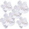 NQEUEPN 5stk Premium-Papierblumen Wanddeko, Süße Papierblumen Seidenpapier Blumen Deko Wanddekoration Partys Hochzeiten Geburtstagsfeiern Dekorationszubehör (Weiß)