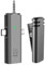 Solinder Wireless-Lav Drahtloses Mini-Lavaliermikrofon, 3-in-1-Empfänger für Mobiltelefone, 360° omnidirektionales Ansteckmikrofon, Rauschunterdrückung, kompatibel mit Typ-C-Android-Smartphone, Tablet