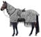 Waldhausen Fliegenausreitdecke Zebra mit Fransen, 115 cm