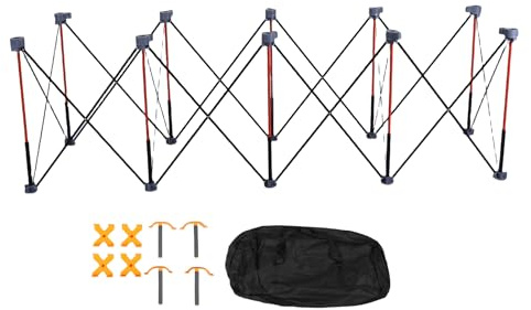 Fafeicy Klapparbeitstisch Tragbare Workbench 10 Legs 1000 Kg Ladung mit Schwerpflegerarbeitsstand mit Aufbewahrungsbeutel für Baustelle Garage Workshop