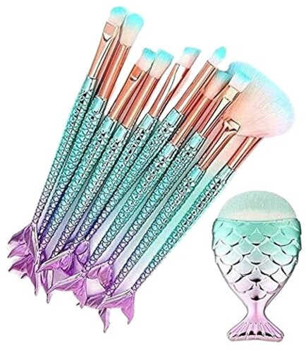 Pinselset Makeup Make-up-Pinsel-Set, 11-teilig, For Augenbrauen, Eyeliner, Rouge, Gesichtskontur-Pinsel-Set Eyeshadow Pinsel