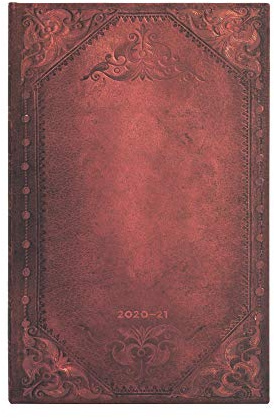 Paperblanks 18-Monatskalender 2020-2021 Urban Glam Schlicht | Vertikal | Maxi (135 × 210 mm)