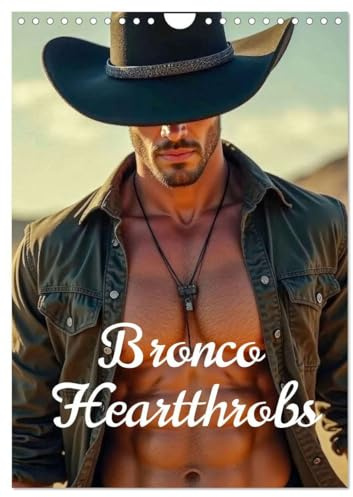 Bronco Heartthrobs (Wall Calendar 2026 DIN A4 Portrait), CALVENDO 12 Month Wall Calendar