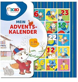 Mein Adventskalender Bobo Siebenschläfer: 24 Mini-Pappbilderbücher in wiederverschließbarer Box. Ab 3 Jahren