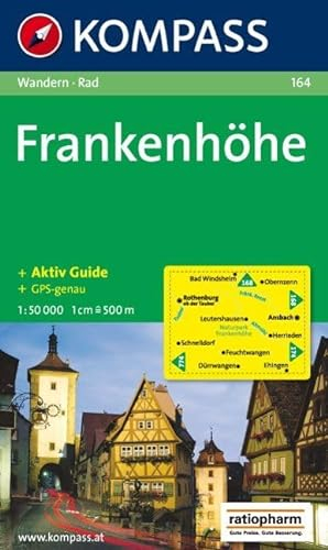KOMPASS Wanderkarte 164 Frankenhöhe 1:50.000: Wanderkarte mit Kurzführer und Radrouten.