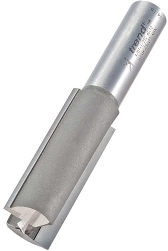 Trend Two Flute Router Cutter, 1/2 Inch Shank, 19.1mm Cut Dia | Ideal For Accurate Routing In Wood With Tungsten Carbide Tipped Cutters And 50mm Cut Length, 4/51X1/2TC