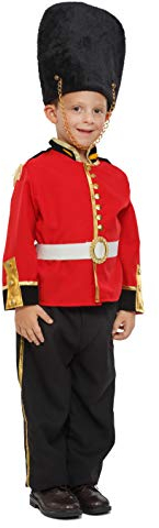 Dress Up America Royal Guard Kostüm für Kinder - Jungen Spielzeug-Soldat-Kostüm-Satz