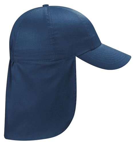 Beechfield B011BFNA Legionnaire-Style Mütze, Schwarz, Einheitsgröße