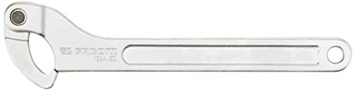 Facom Hinged Hook Wrench, 15 to 180 mm, C Shaped, Chrome Finish
