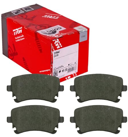 TRW GDB1769 Brake Pad Set of 4 Compatible for Audi A4 B7 Avant (8ED) 2004-2008 Rear Axle and Other Vehicles
