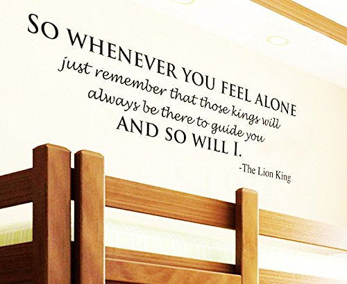 Stickers décoratifs pour mural PVC Hommay sowhenever roi lion Mufasa fond Motif arbre en Papier peint avec motif de 91,4 cm x27,9 cm