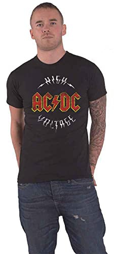AC/DC Unisex T-Shirt: High Voltage (Black)