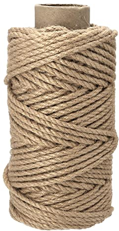 Lantelme 50 Meter Sisal Gartenseil wetterbeständig – Behandelte Sisalschnur für Pflanzen Sträucher – Gartenschnur Kordel Seil für Garten Deko Befestigung Outdoor Anwendung